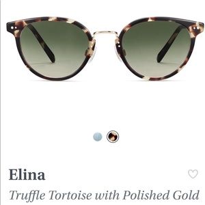 New with case Warby Parker Elina sunglasses